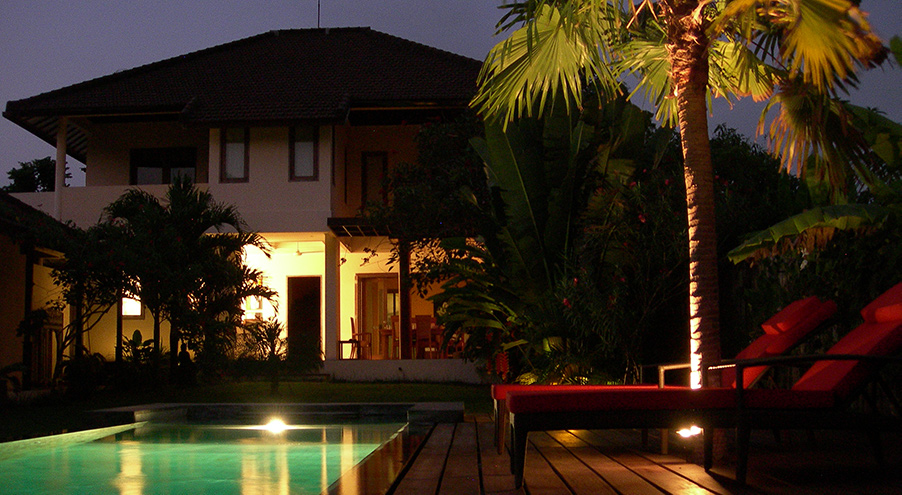 Villa Nur construction and architecture in Bali